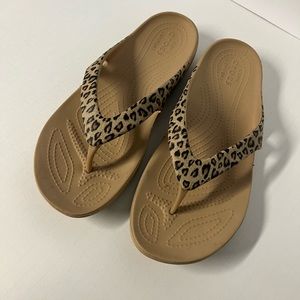 Crocs flip flops